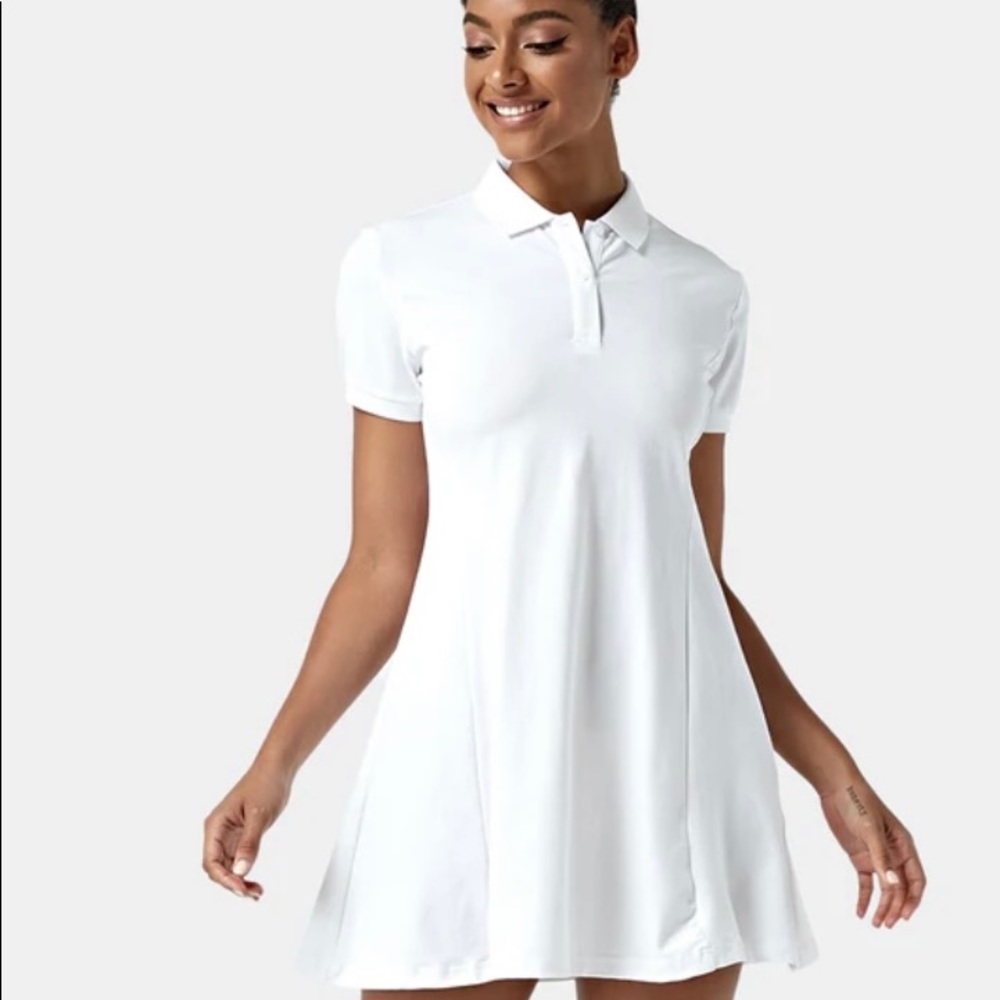 Halara Collared A-Line Polo Mini Dress